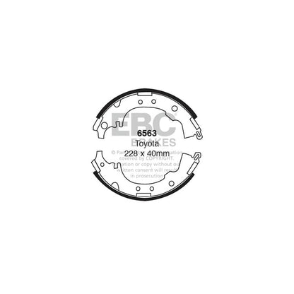 EBC 6563 Daihatsu Toyota Rear Brake Shoes (Inc. Terios & Picnic) 1 | ML Performance UK Car Parts