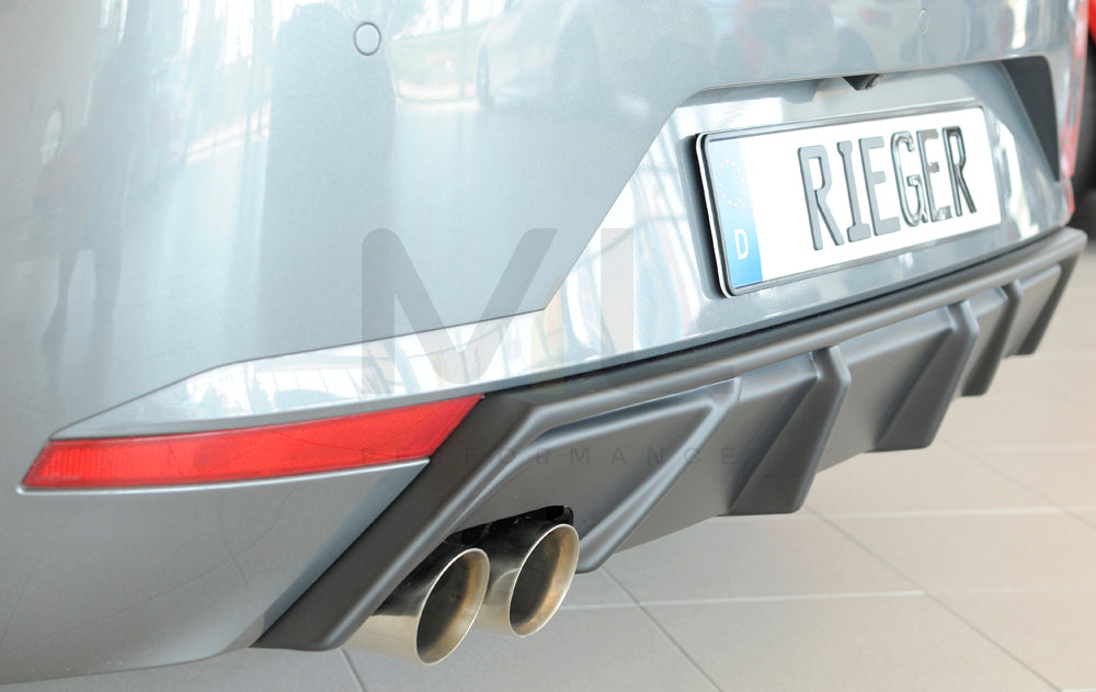 Rieger 00027102 SEAT KJ Rear Diffuser (Ibiza FR & Ibiza) - Matte Black ...