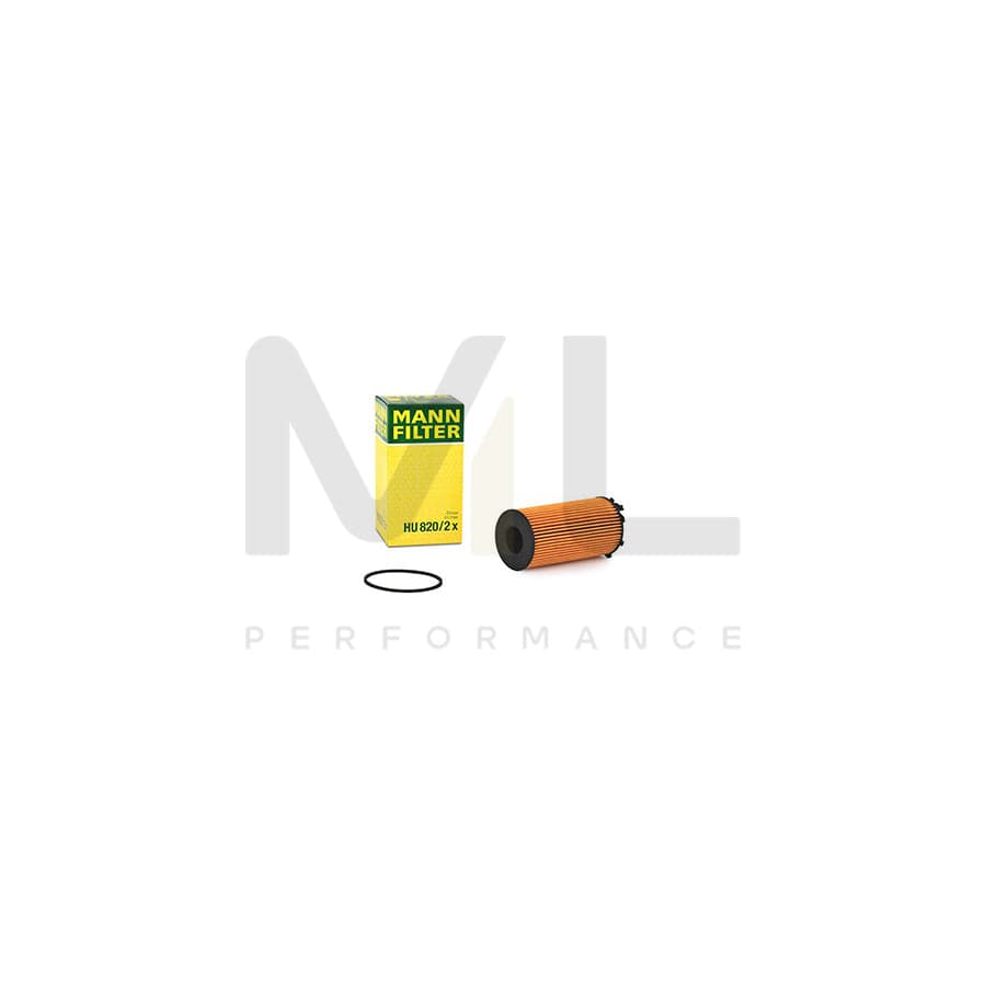 MANN-FILTER HU 820/2 x Oil Filter with seal, Filter Insert | ML Performance Car Parts