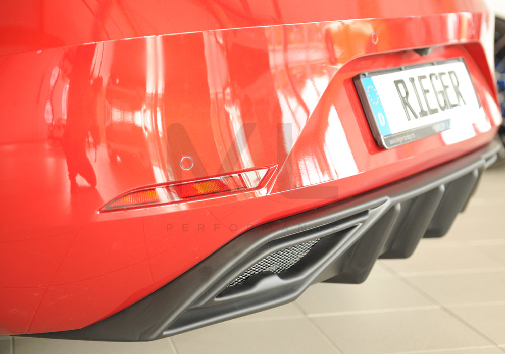 Rieger 00027055 SEAT Leon KL Rear Diffuser 3 | ML Performance UK Car Parts