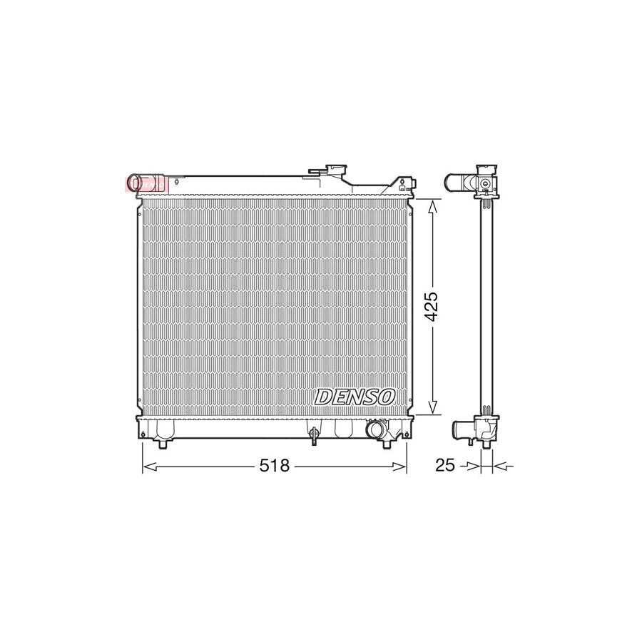 Denso DRM47037 Drm47037 Engine Radiator | ML Performance UK