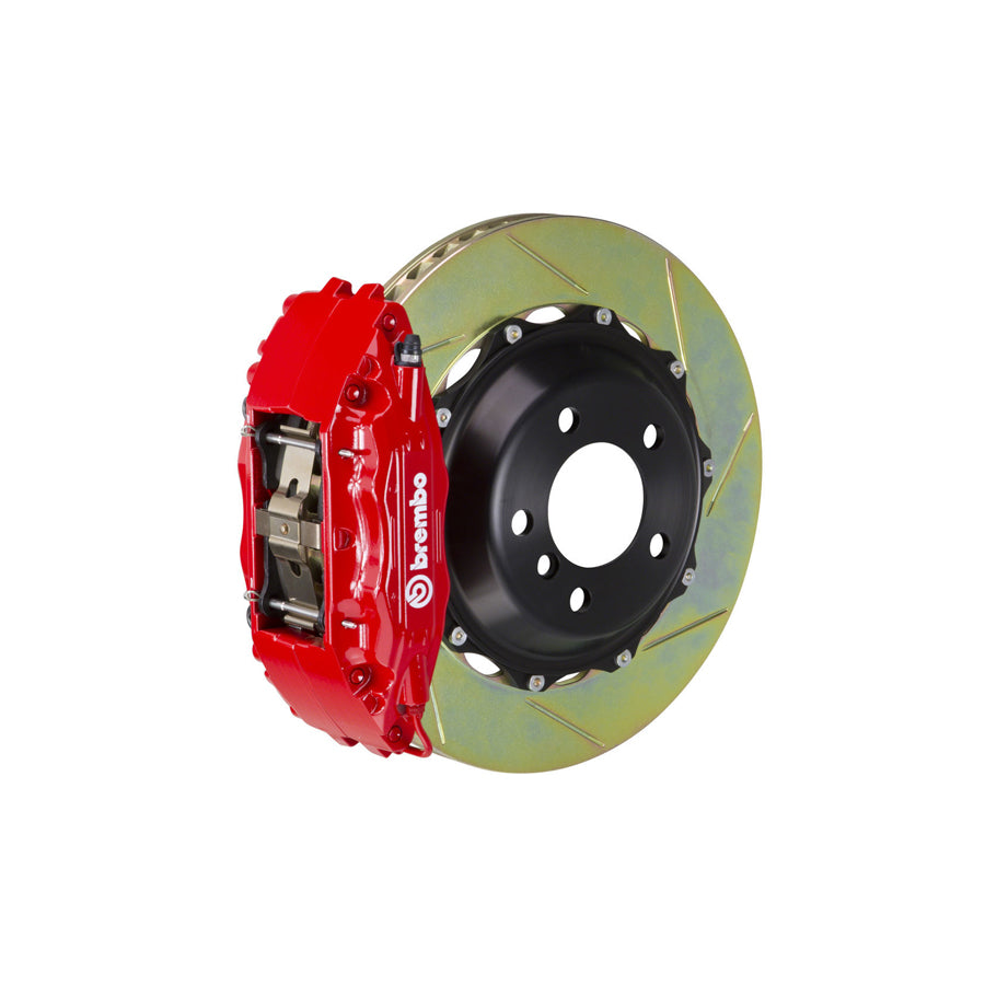 Brembo 1B2.8031A Cadillac Chevrolet GMC Front GT 4-Pistons Slotted 2-piece Big Brake Kit 355x32mm (Inc. Escalade, Avalanche, Sierra, Yukon)