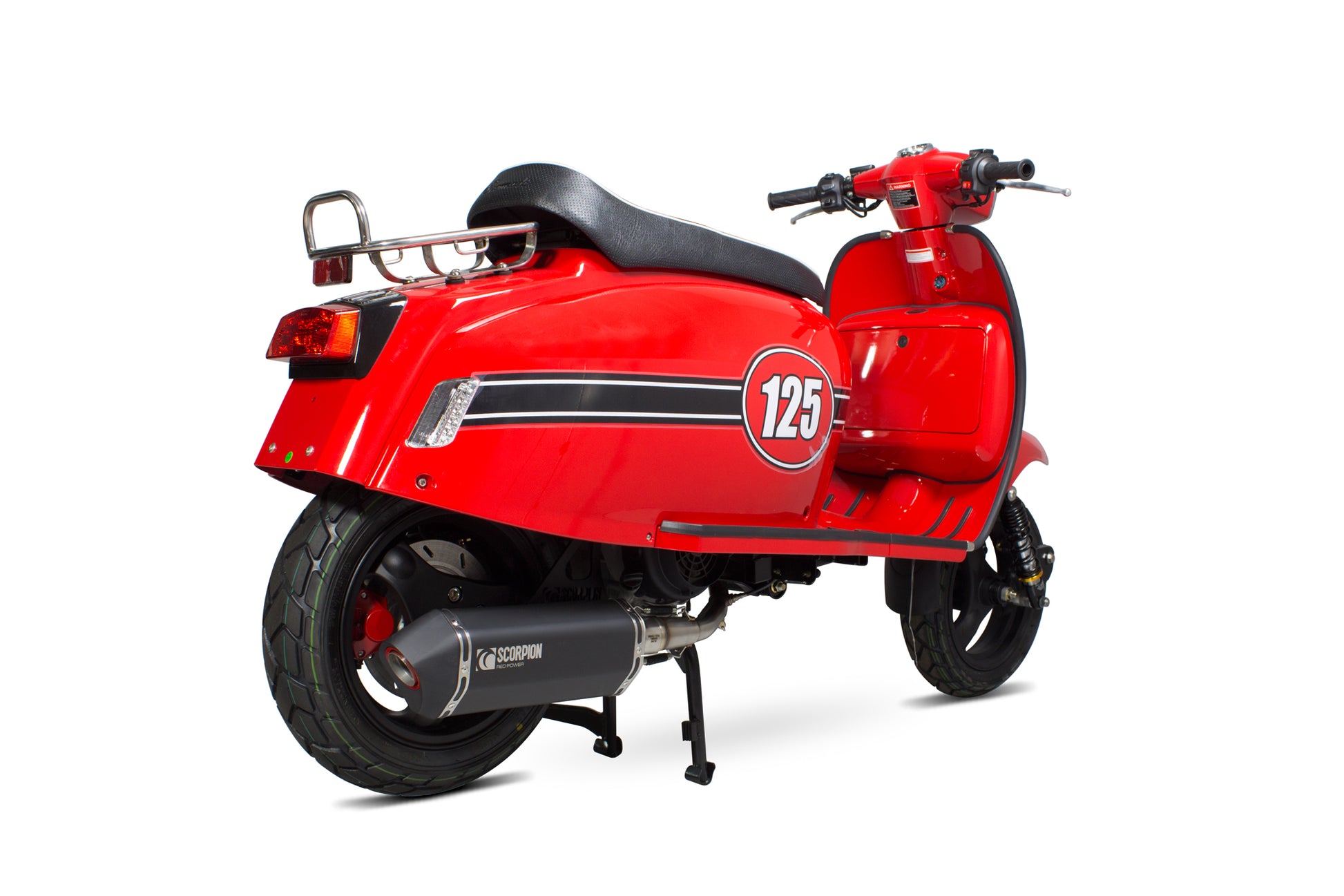 Scorpion RSM54BCER Scomadi TL125 Serket Parallel Full System - Black Ceramic Coated Sleeve | ML Performance UK UK