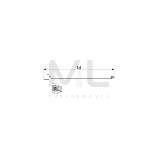 BOSCH 1 987 473 529 Brake pad wear sensor for VW Touareg II (7P5, 7P6) | ML Performance Car Parts