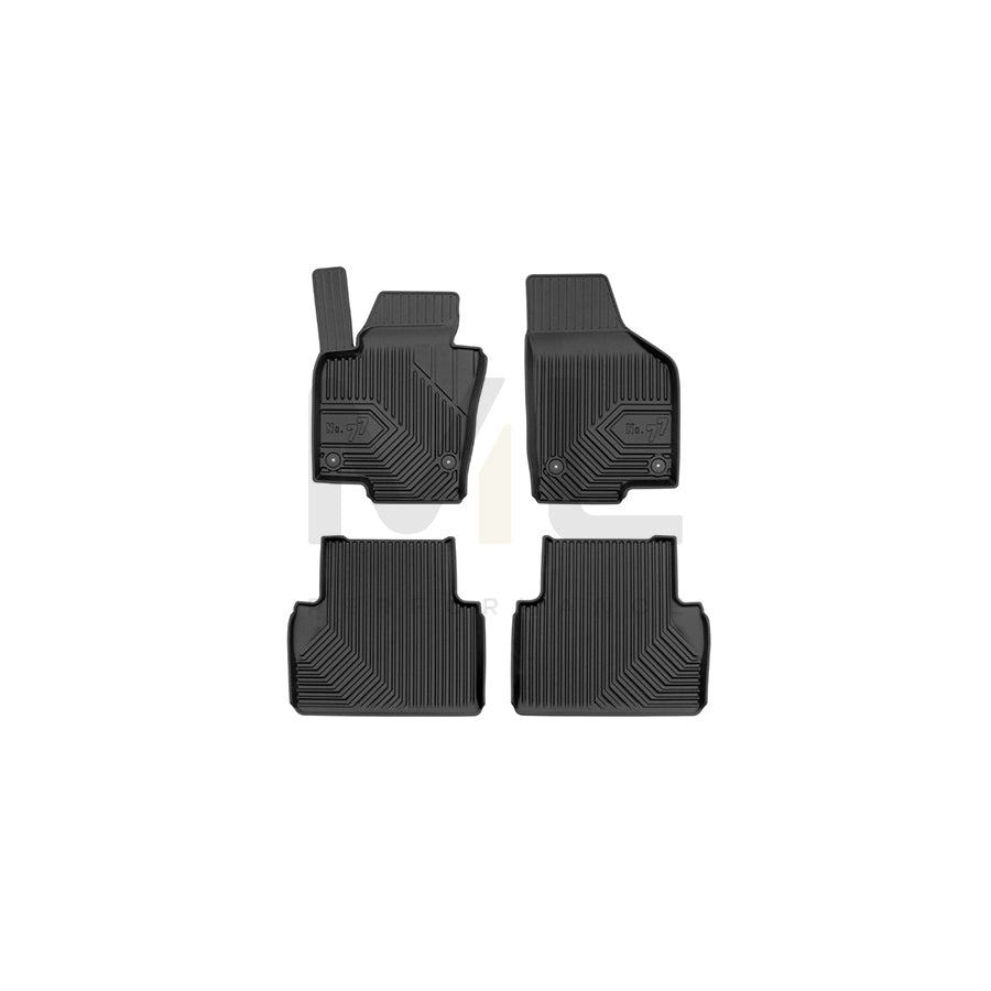 FROGUM Tailored, No.77 77409743 Floor mat set Elastomer, Front and Rear, Quantity: 4, Black | ML Performance Car Parts