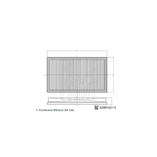 Blue Print ADBP220115 Air Filter Suitable For Mercedes-Benz C-Class