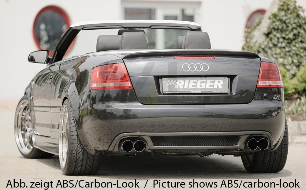 Rieger 00055270 Audi 8H A4 Rear Diffuser 2 | ML Performance UK Car Parts