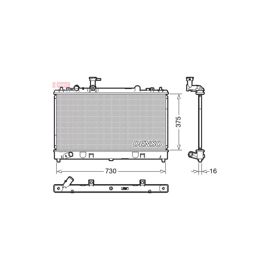 Denso DRM44037 Drm44037 Engine Radiator For Mazda 6 | ML Performance UK