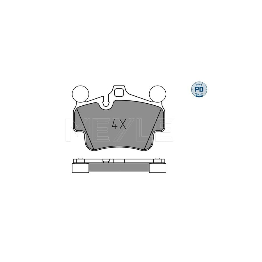 Meyle 025 240 4917/Pd Brake Pad Set