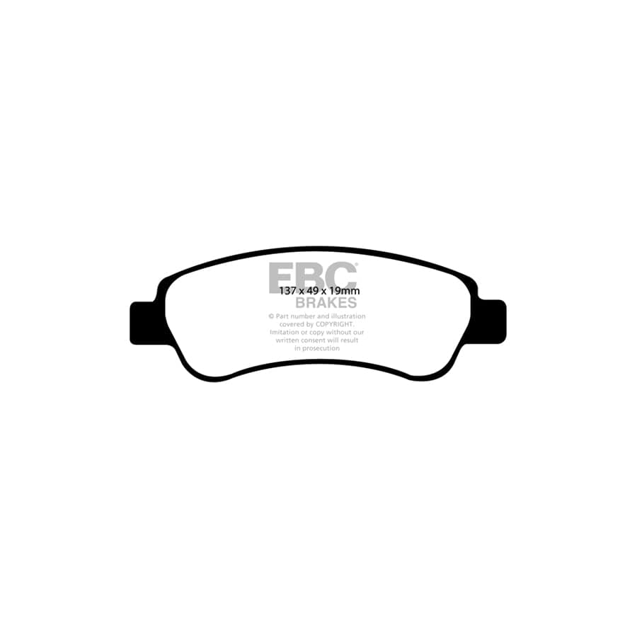 EBC PD40K626 Citroen Fiat Peugeot Ultimax Pad & Plain Disc Kit - Brembo Caliper 3 | ML Performance UK Car Parts