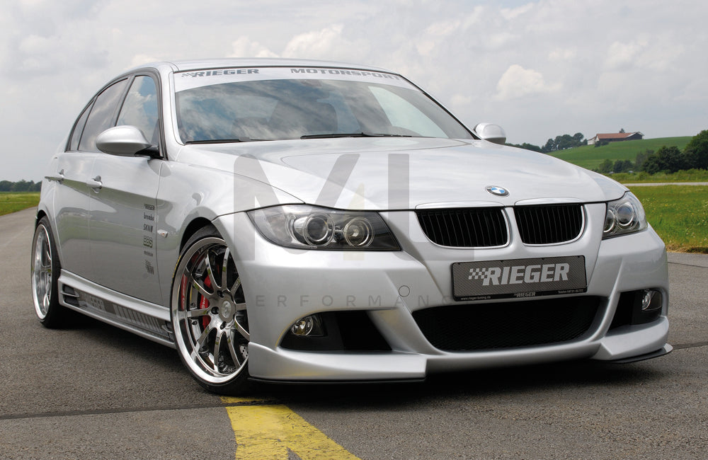Rieger 00053402 BMW 3 Series E90 E91 Front Bumper 3 | ML Performance UK Car Parts