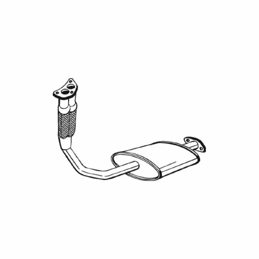 Bosal 154-019 Front Silencer