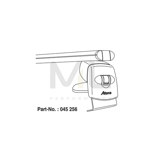 ATERA SIGNO 045256 Roof bars for rain gutters, 122 cm, 100 kg, Aluminium | ML Performance Car Parts