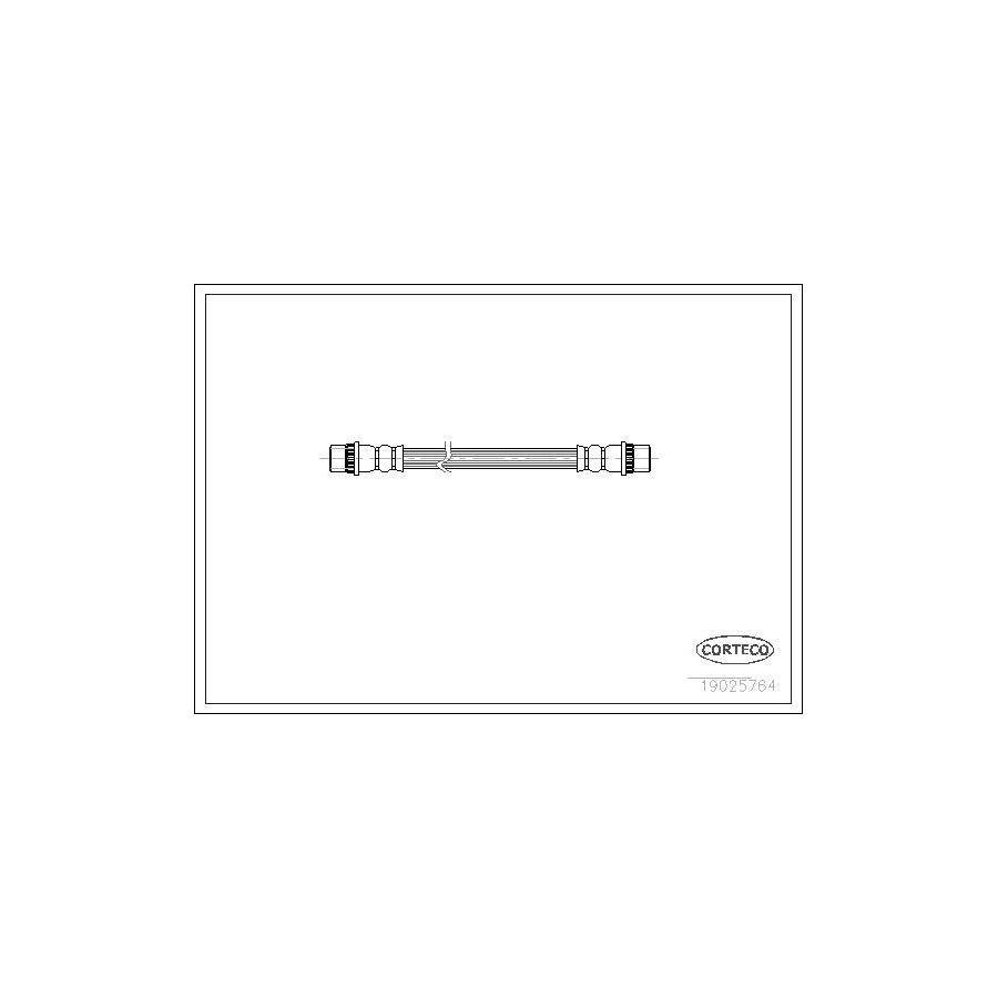 Corteco 19025764 Brake Hose | ML Performance UK