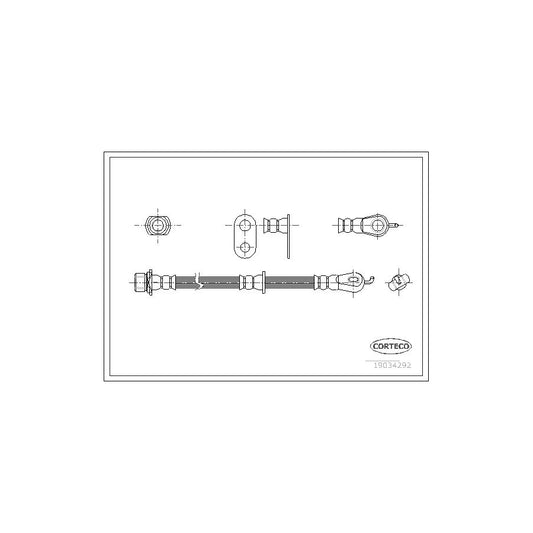 Corteco 19034292 Brake Hose | ML Performance UK