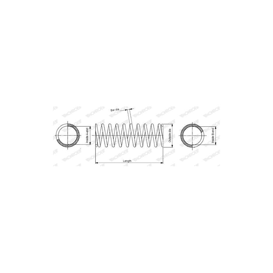 Monroe SP0615 Coil Spring