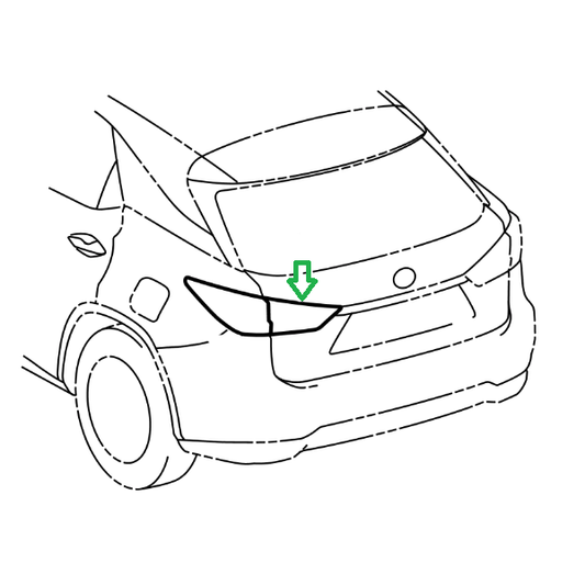 Genuine Lexus 81581-48051 RX Phase 2 O/S Rear Boot Combination Lamp