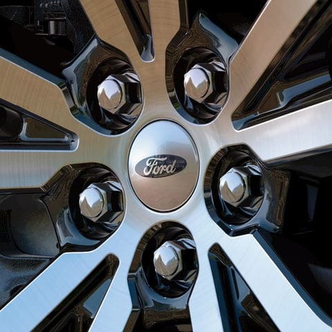 GENUINE FORD 2373667 EXPLORER CENTER CAP SILVER, WITH FORD LOGO | ML Performance UK