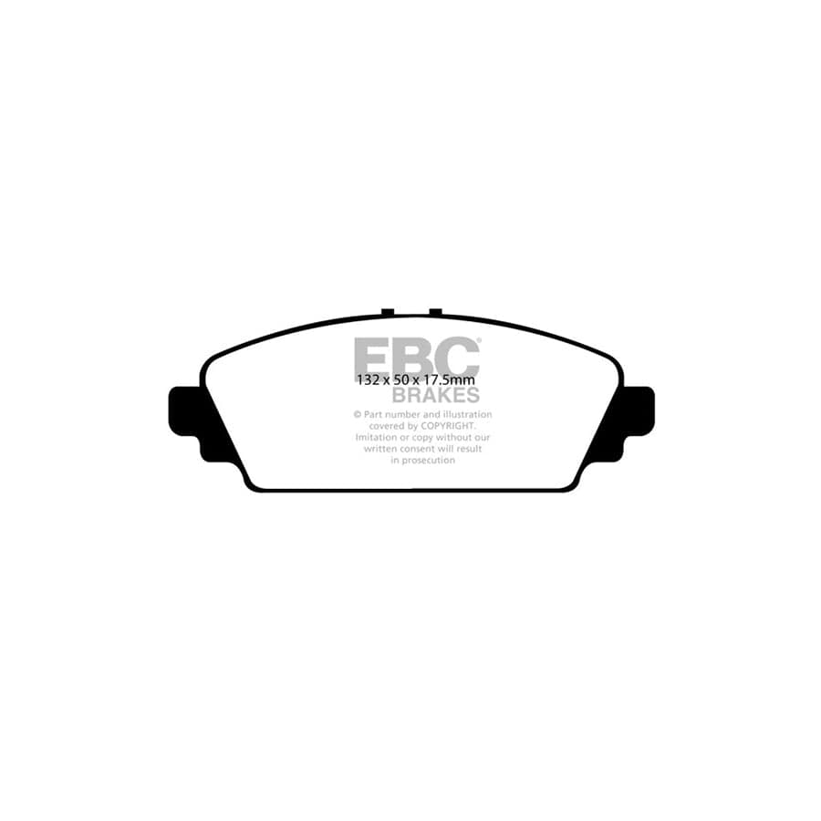 EBC PDKF878 Honda Civic Ultimax Front Brake Pad & Plain Disc Kit - Akebono Caliper 2 | ML Performance UK Car Parts