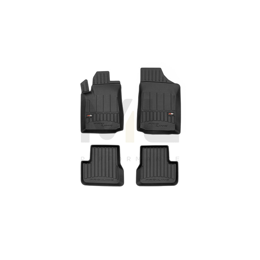 FROGUM Tailored, ProLine 3D427419 Floor mat set for CITROﾃ起 C3 I Hatchback (FC, FN) Elastomer, Front and Rear, Quantity: 4, Black | ML Performance Car Parts