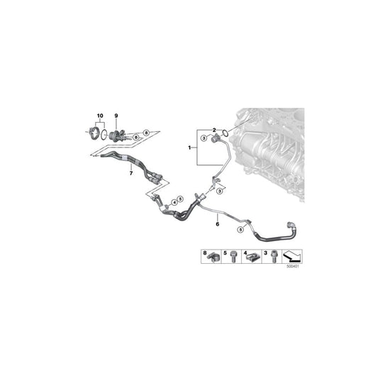 Genuine BMW 11538514064 F10 F11 Line From Scr Metering Module-Water Pump (Inc. 520dX) | ML Performance UK Car Parts