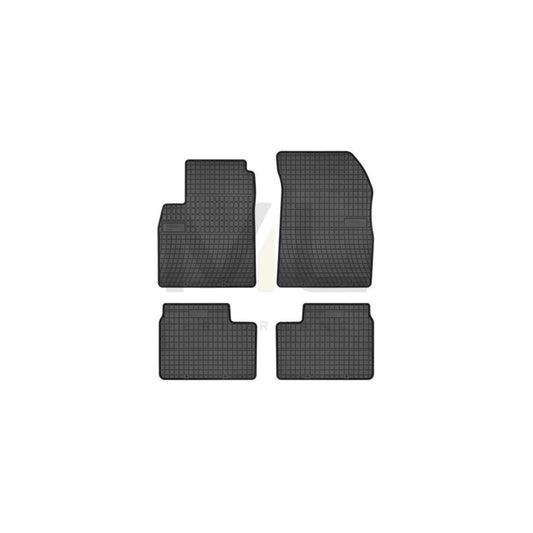 FROGUM Tailored 0451 Floor mat set for NISSAN Micra IV Hatchback (K13) Elastomer, Front and Rear, Quantity: 4, Black | ML Performance Car Parts