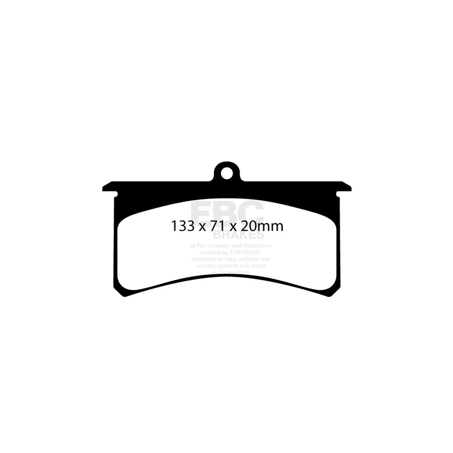 EBC DP4007R Yellowstuff Street and Track Brake Pads 2 | ML Performance UK Car Parts