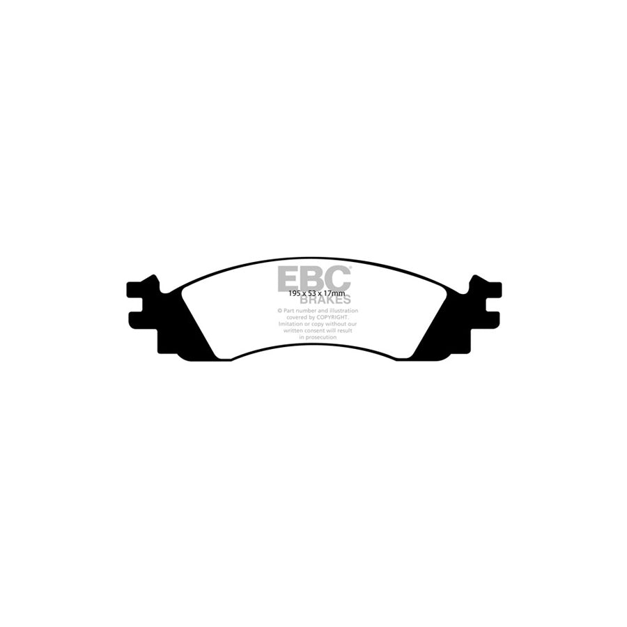EBC PD11KF683 Ford Explorer Greenstuff Front Brake Pad & GD Disc Kit 2 | ML Performance UK Car Parts