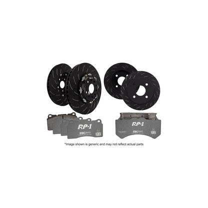 EBC P2DK037RP1 Mitsubishi Lancer Evo 10 Full Vehicle Kit RP1 Full Race Pads & 2-Piece Fully-Floating Discs - Brembo Caliper 1 | ML Performance UK Car Parts