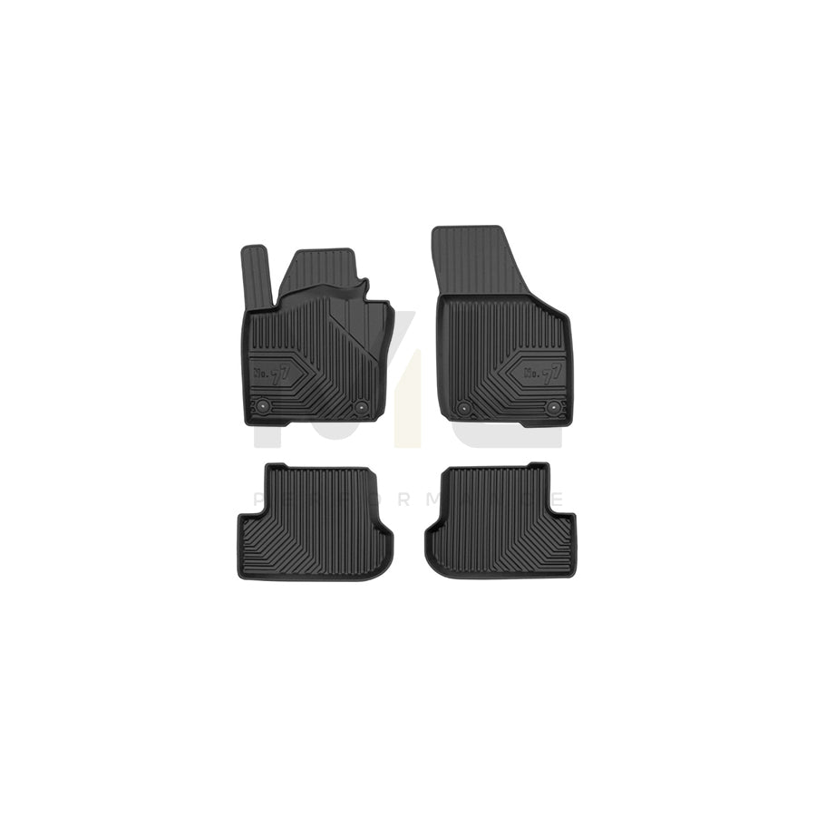 FROGUM Tailored, No.77 77425262 Floor mat set for VW BEETLE Elastomer, Front and Rear, Quantity: 4, Black | ML Performance Car Parts