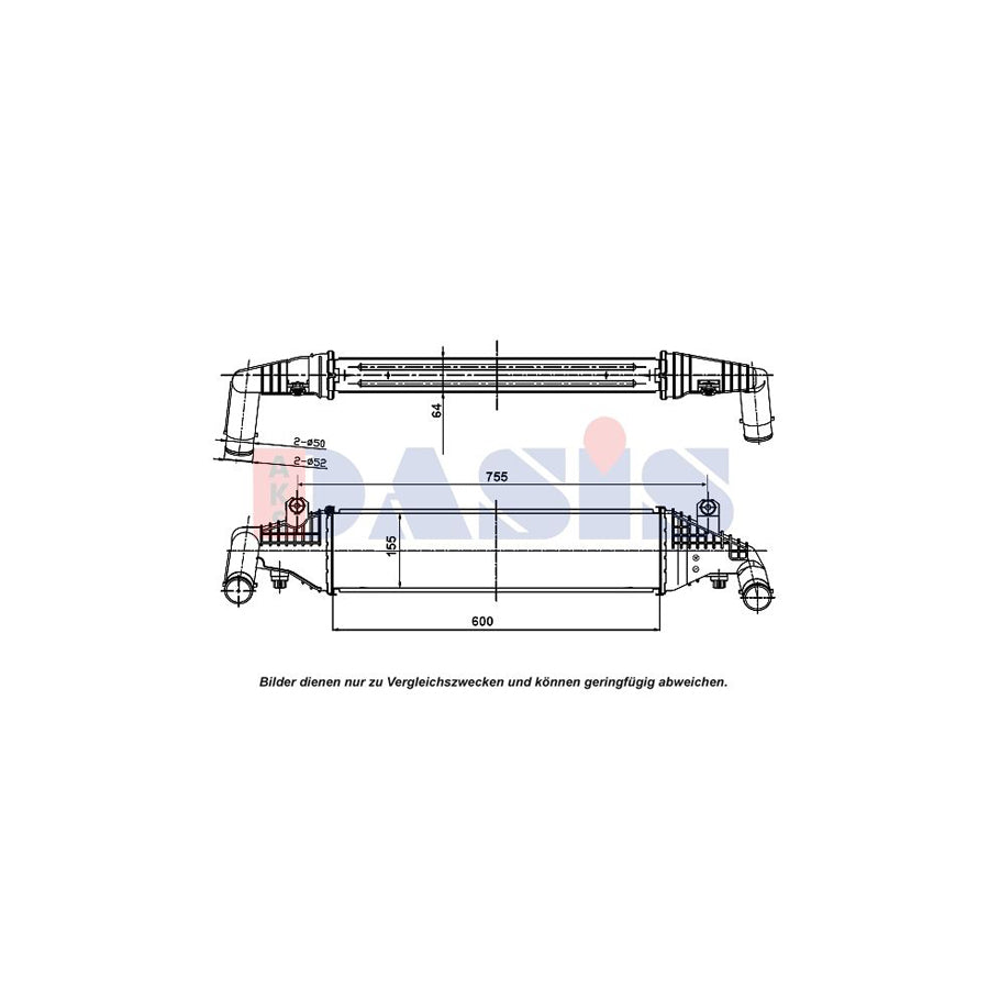 AKS Dasis 117005N Intercooler For Mazda 3 | ML Performance UK