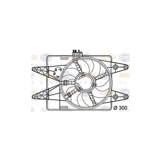 Hella 8EW 351 039-481 Fan, Radiator