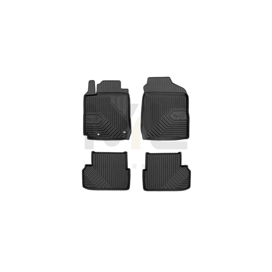 FROGUM Tailored, No.77 77426610 Floor mat set for TOYOTA Celica VII Coupe (T230) Elastomer, Front and Rear, Quantity: 4, Black | ML Performance Car Parts