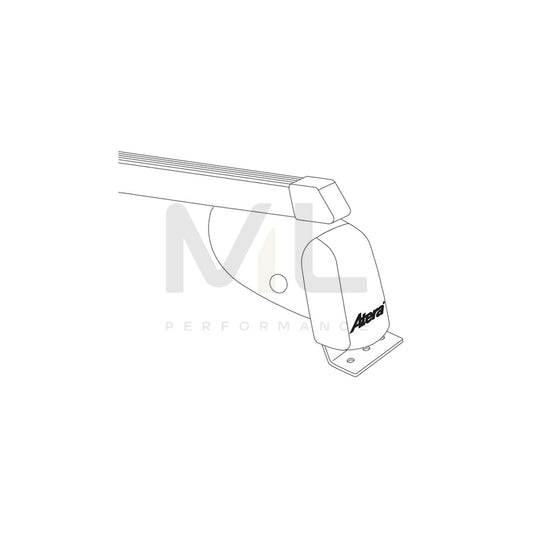 ATERA SIGNO 044112 Roof bars for cars without rails, 122 cm, 100 kg, Steel | ML Performance Car Parts