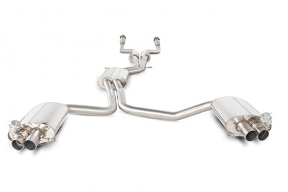 Scorpion SAU048SYS Audi RS4 B8 Resonated Cat-Back System Inc Active Exhaust Valve | ML Performance UK UK
