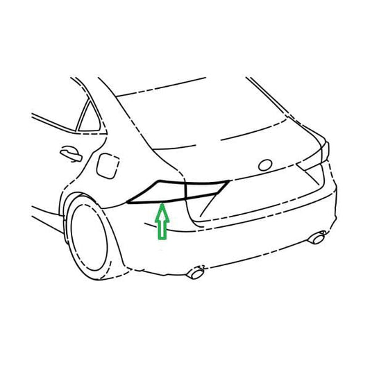 Genuine Lexus 81561-53280 IS Phase 3 N/S Rear Outer Tail Lamp