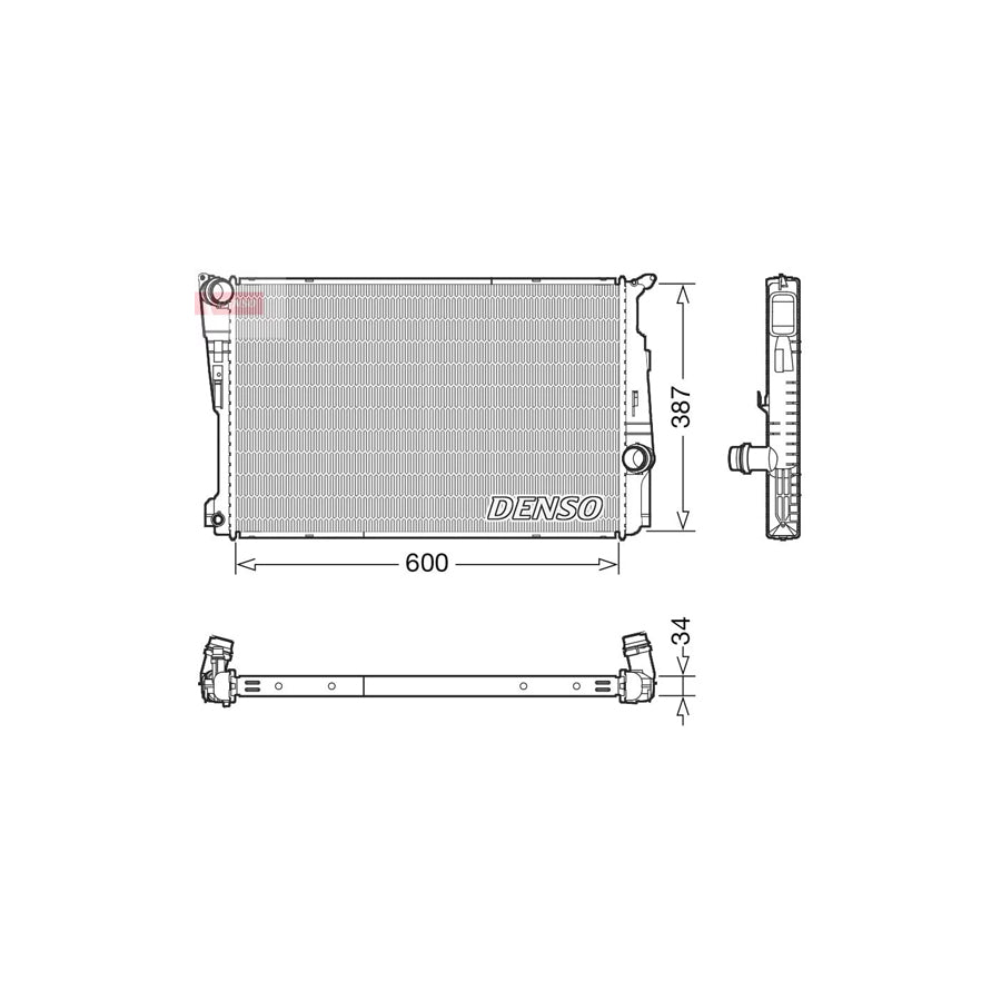 Denso DRM05006 Drm05006 Engine Radiator For Bmw X4 (F26) | ML Performance UK