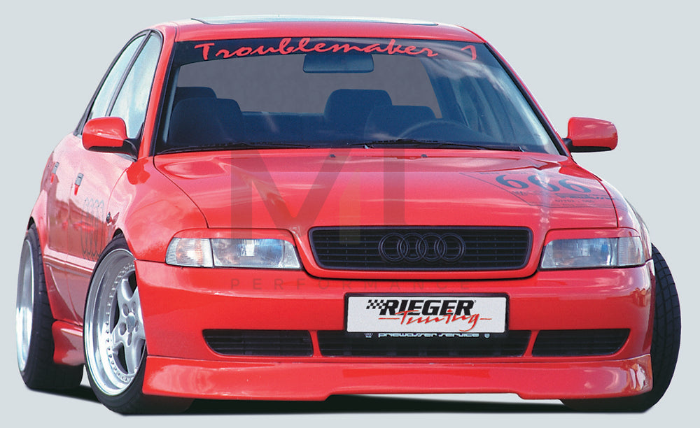 Rieger 00055010 Audi B5 A4 Front Splitter 4 | ML Performance UK Car Parts