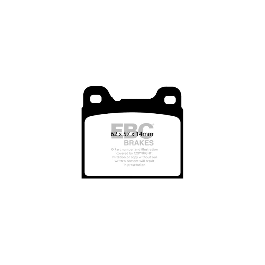 EBC DP31043C Volvo 850 Redstuff Rear Brake Pads - ATE Caliper 2 | ML Performance UK Car Parts