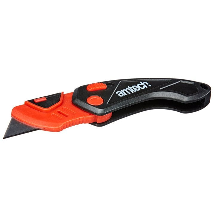 Amtech Folding Plastic Utility Knife | ML Performance DIY & Power Tools