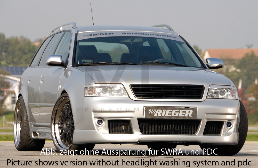 Rieger 00055313 Audi 4B A6 Front Bumper - S6-Look 2 | ML Performance UK Car Parts