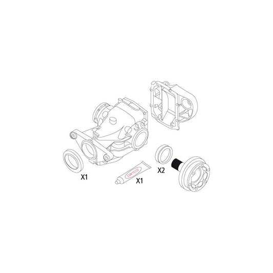 Corteco 19535940 Gasket Set, Differential For Bmw 1 Hatchback (E81) | ML Performance UK