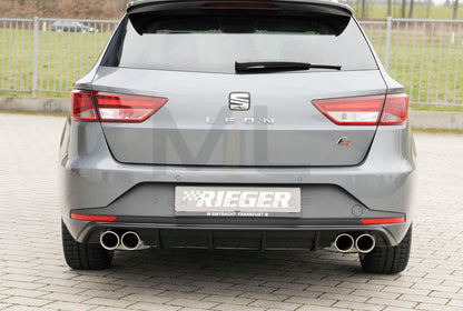 Rieger 00088139 SEAT 5F Leon FR Rear Diffuser 3 | ML Performance UK Car Parts