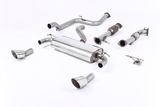 MillTek SSXFD083 Ford Focus Turbo-Back Resonated Road System - EC-Approved