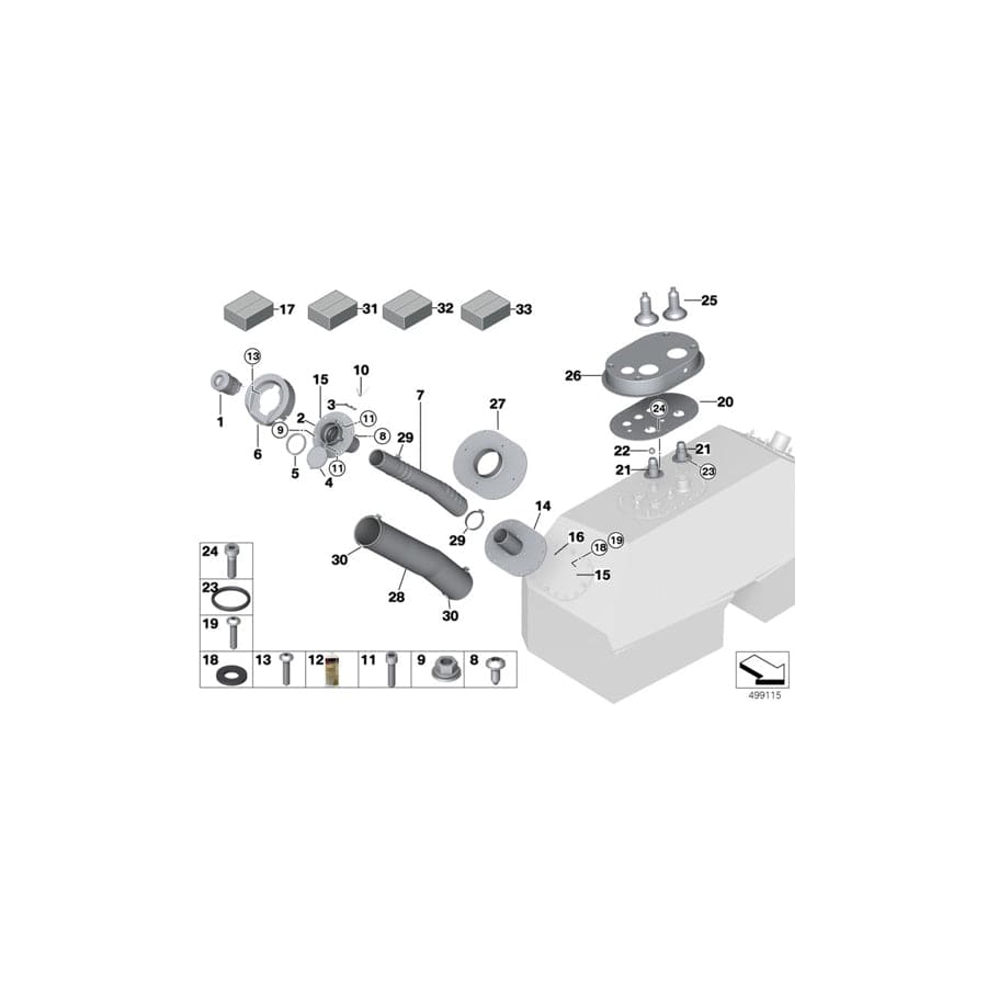 Genuine BMW 33508333608 BMW Return Spring T-18405R (Inc.  & M6 GT3) | ML Performance UK Car Parts