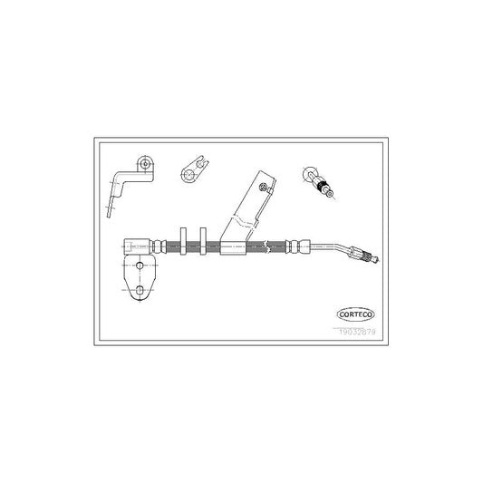 Corteco 19032879 Brake Hose For Chrysler Neon I | ML Performance UK