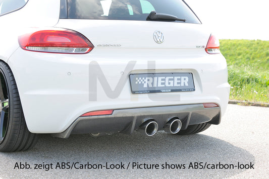 Rieger 00088084 VW 13 Mk3 Scirocco Rear Diffuser 1 | ML Performance UK Car Parts