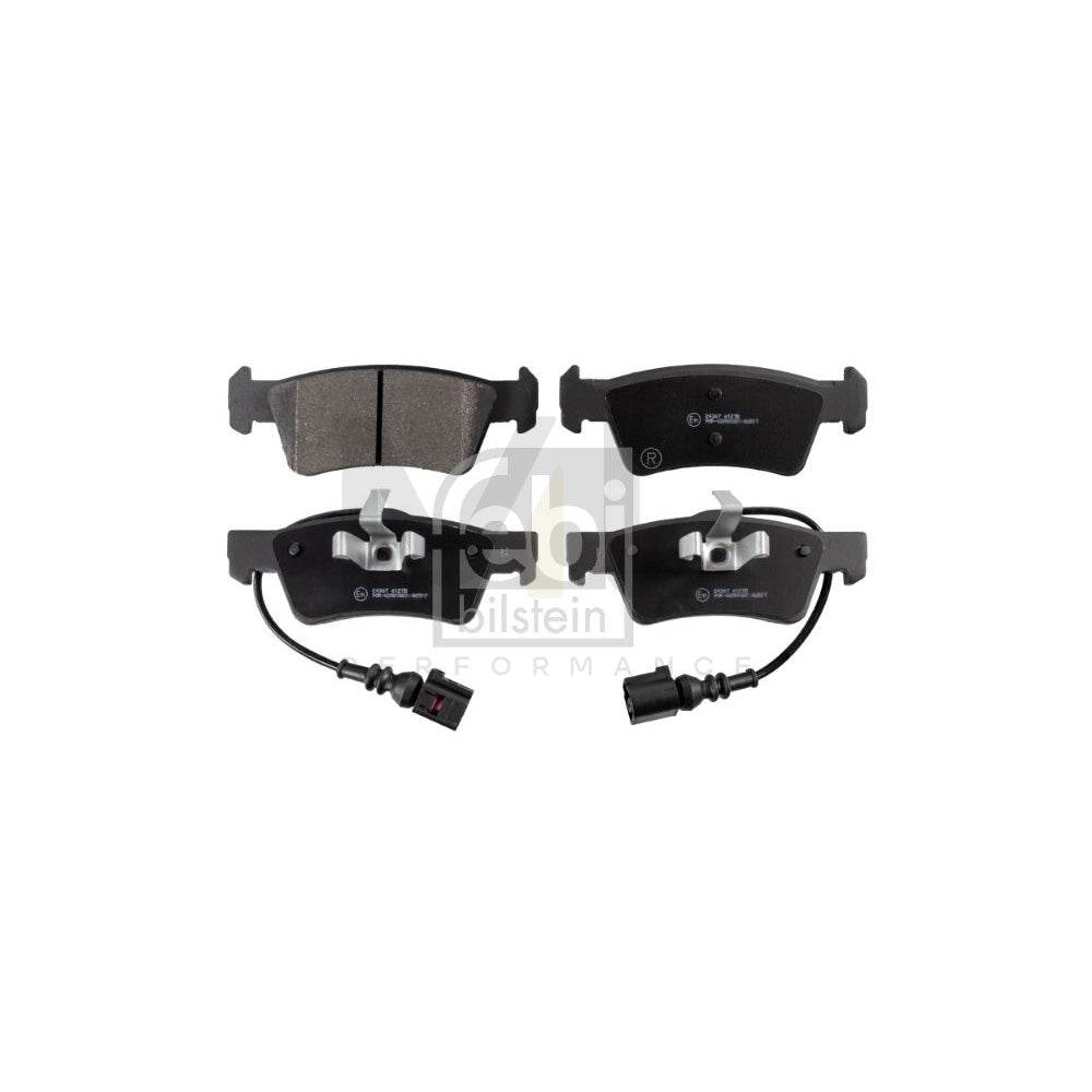 Febi Bilstein 16669 Brake Pad Set Rear Axle, Incl. Wear Warning Contact | ML Performance Car Parts