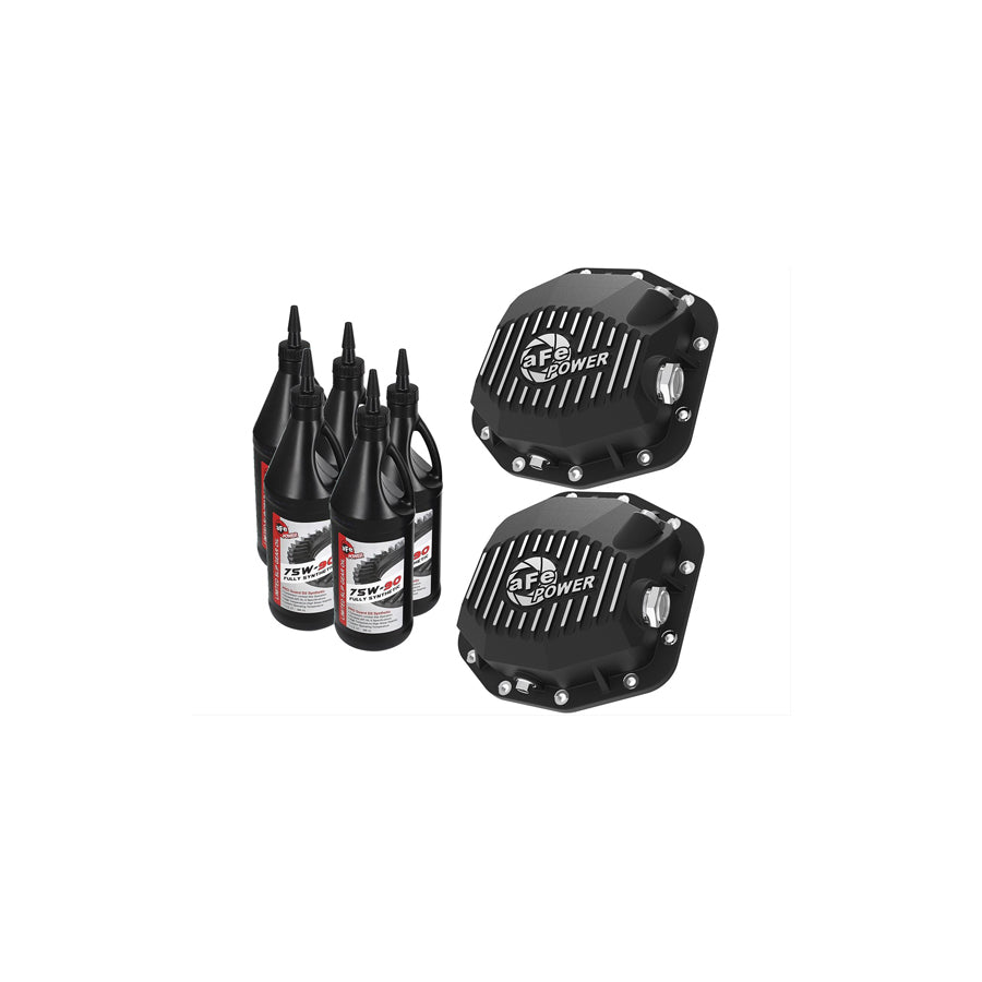  aFe 46-7100AB Differential Cover Jeep Wrangler (JL) 18-21 L4-2.0L (T)/ V6-3.6L (Dana M220)  | ML Performance UK Car Parts