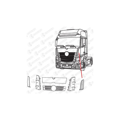 Covind 960/163 Air Deflector, Driver Cab | ML Performance UK